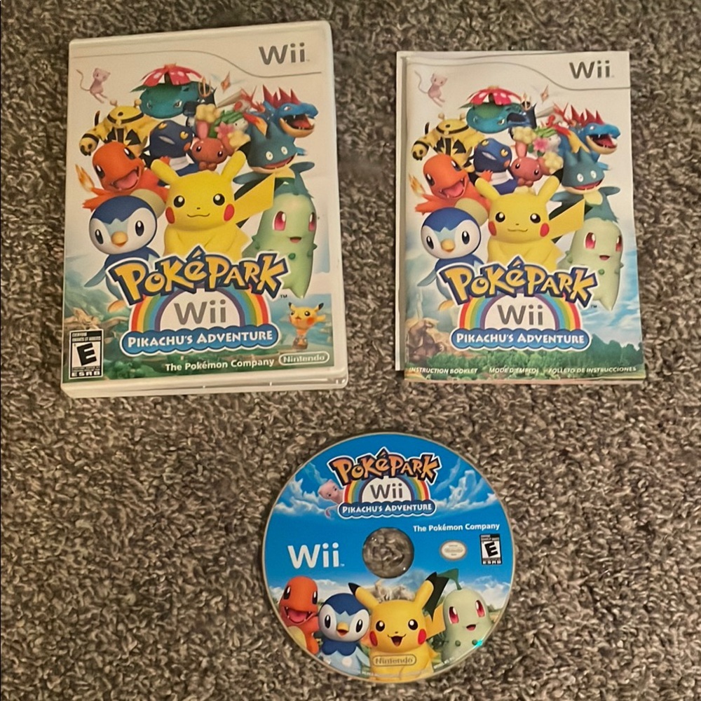 Nintendo Wii PokePark Pikachu's Adventure Game